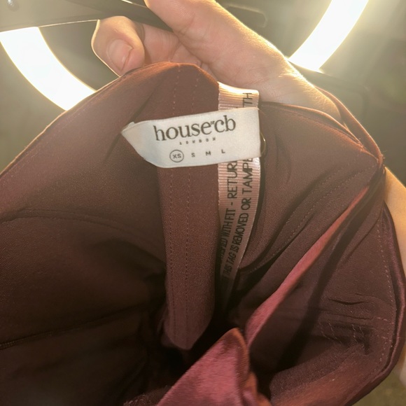 House of CB Reva Satin Gathered Corset Dress Size XS - Picture 6 of 6